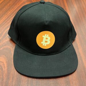 baseball sapka bitcoin logóval