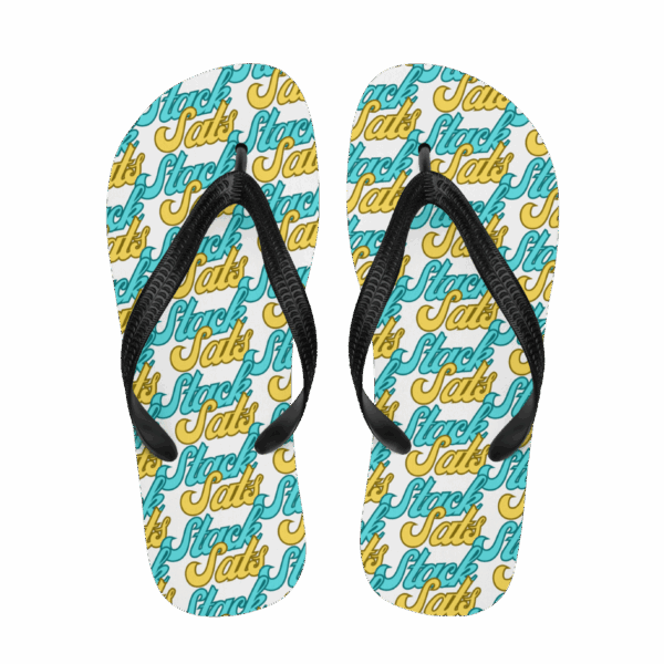 stack sats papucs, stack sats flip-flops