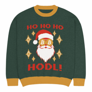HO HO HO HODL pulóver